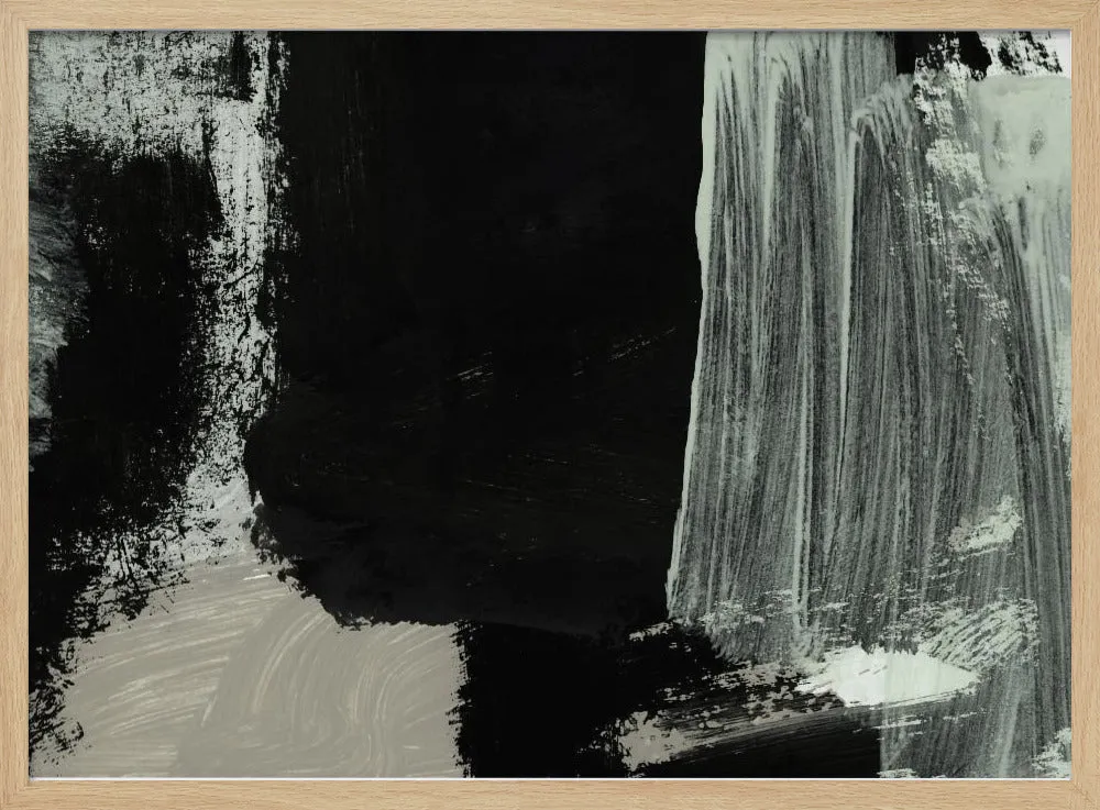 Abstract  Brushstrokes Texture - Stretched Canvas, Poster or Fine Art Print
