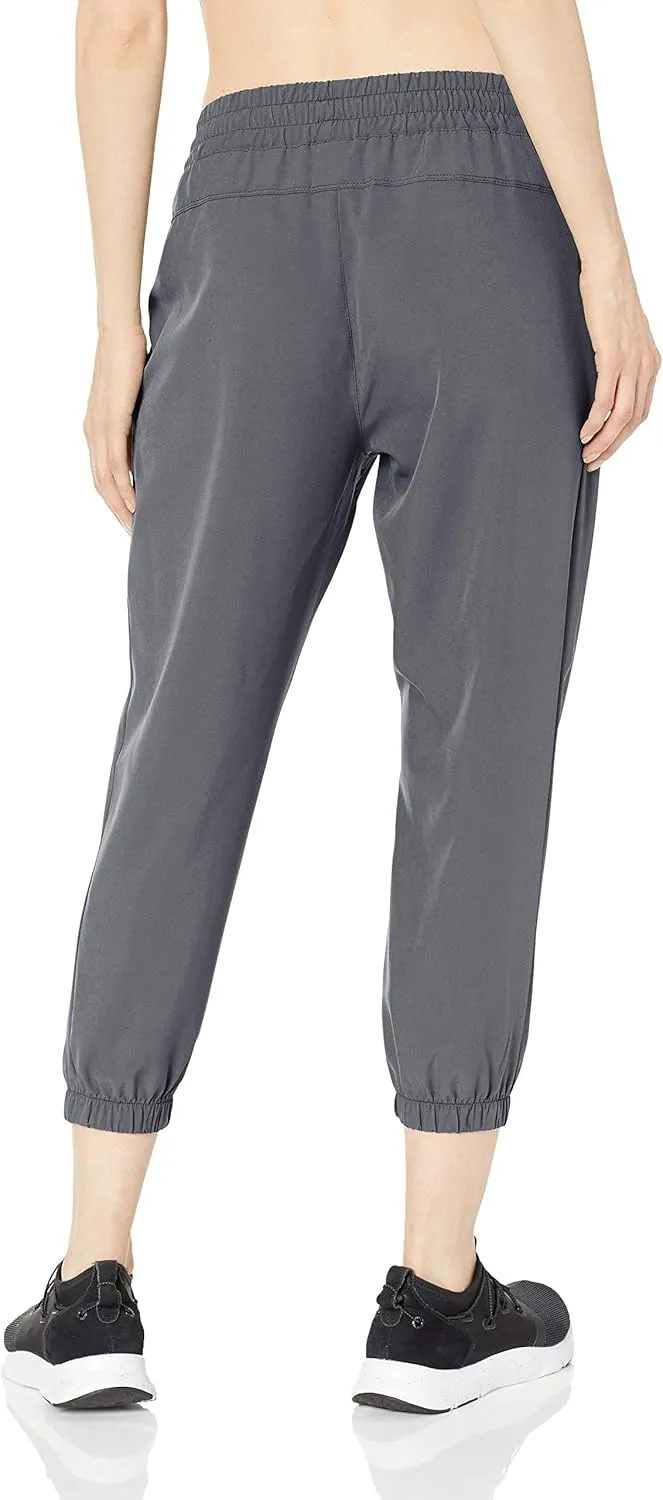 Amazon Essentials Women's Performance Stretch Woven Crop Jogger Pant - Discontinued Colors