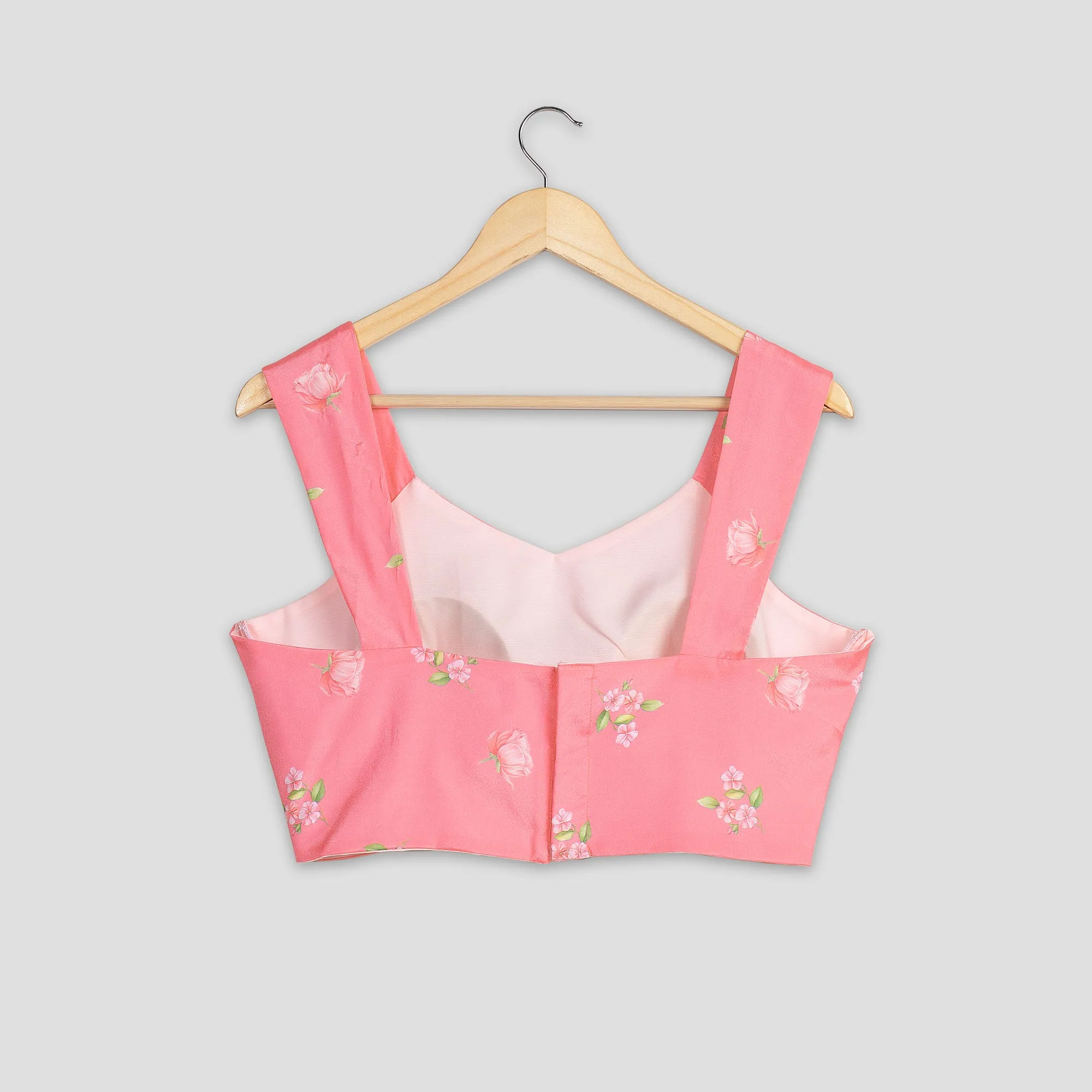 Beautiful Floral Silk Blouse