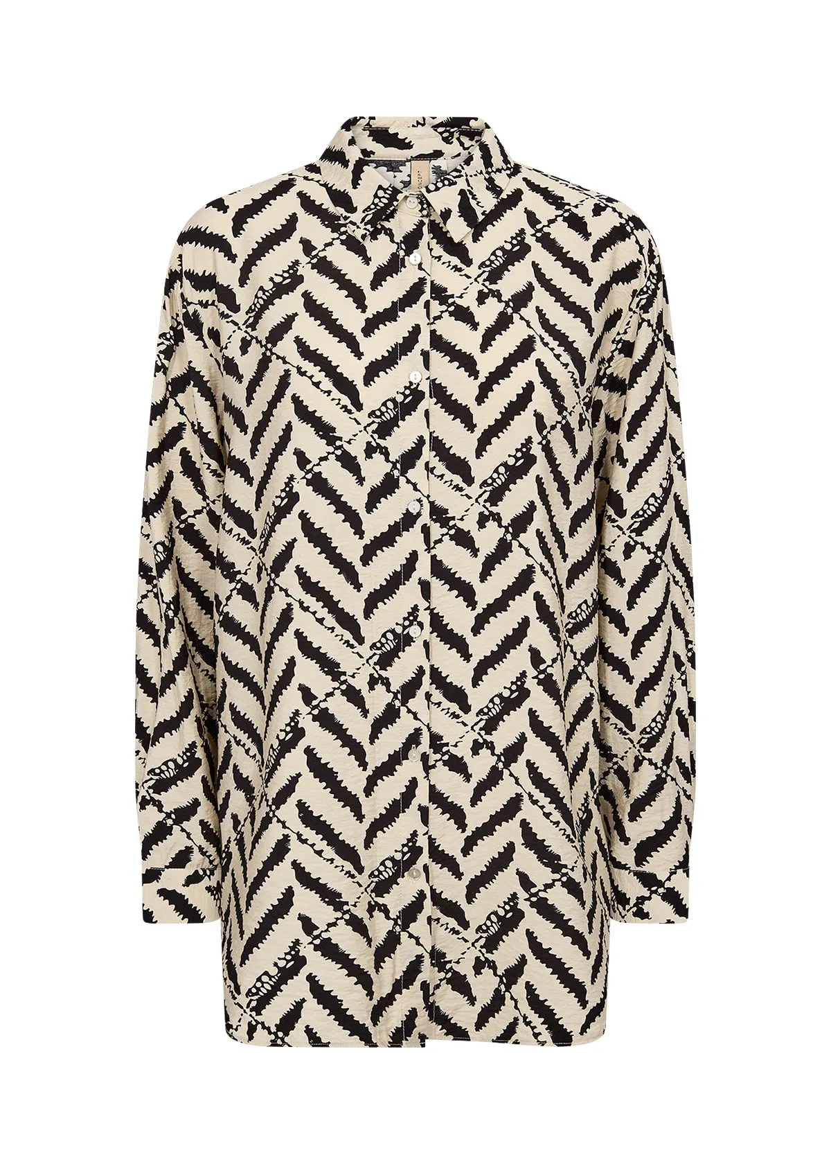 CHEVRON PRINT BLOUSE