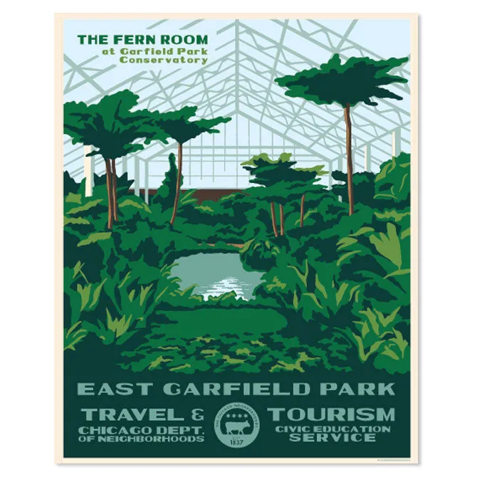 Chicago Neighborhood WPA-Style Tourism 16" x 20" Poster