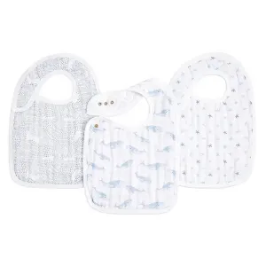 Classic Snap Bib 3 Pack Oceanic