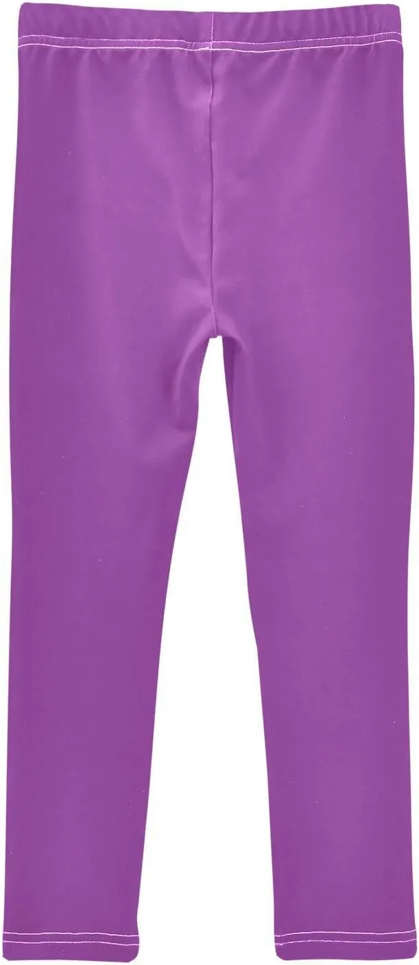 J JOYSAY Bright Purple Girls Leggings Toddler Girl Pants