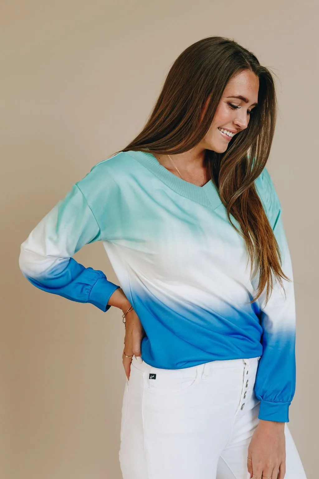 Just Wanna Have Fun Tie Dye Pullover
