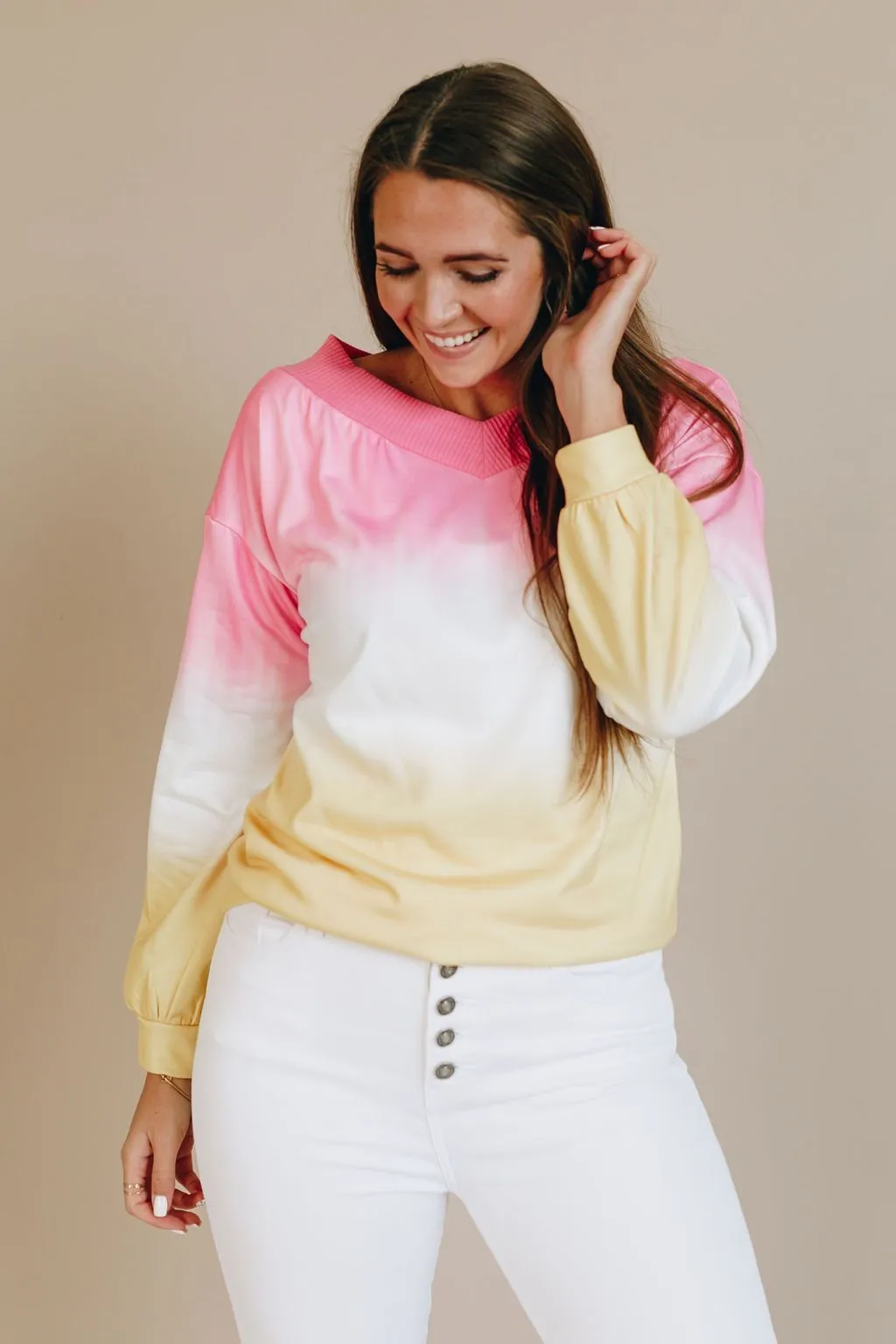 Just Wanna Have Fun Tie Dye Pullover