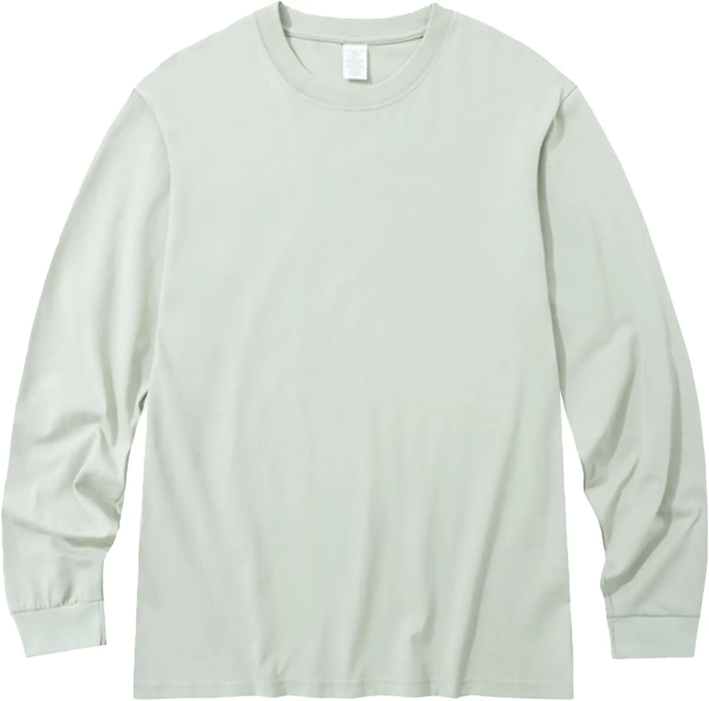 Men's Heavy Weight Long Sleeve T Shirt Crew Neck Comfort Colors Sweatshirt Cotton Thick Pre Shrunk Shirts