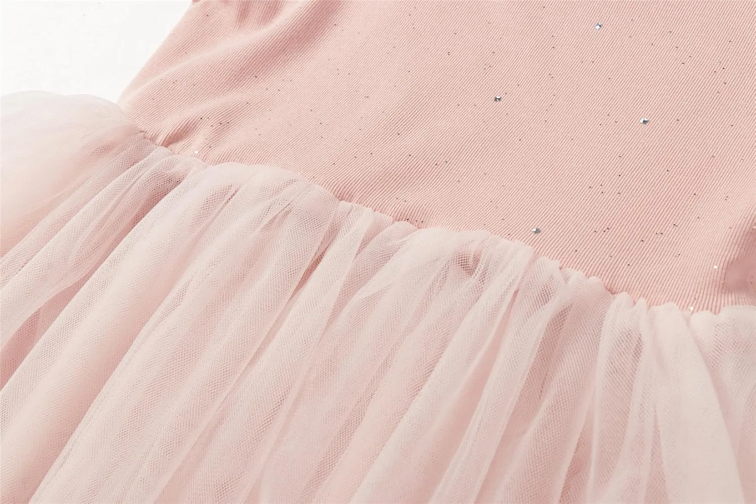 Mud Kingdom Sparkly Girls Tutu Dress Princess Plain Cute