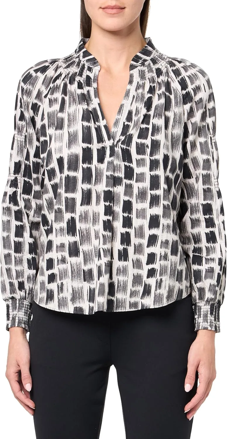 NIC ZOE Women's Brushstroke Blues Top