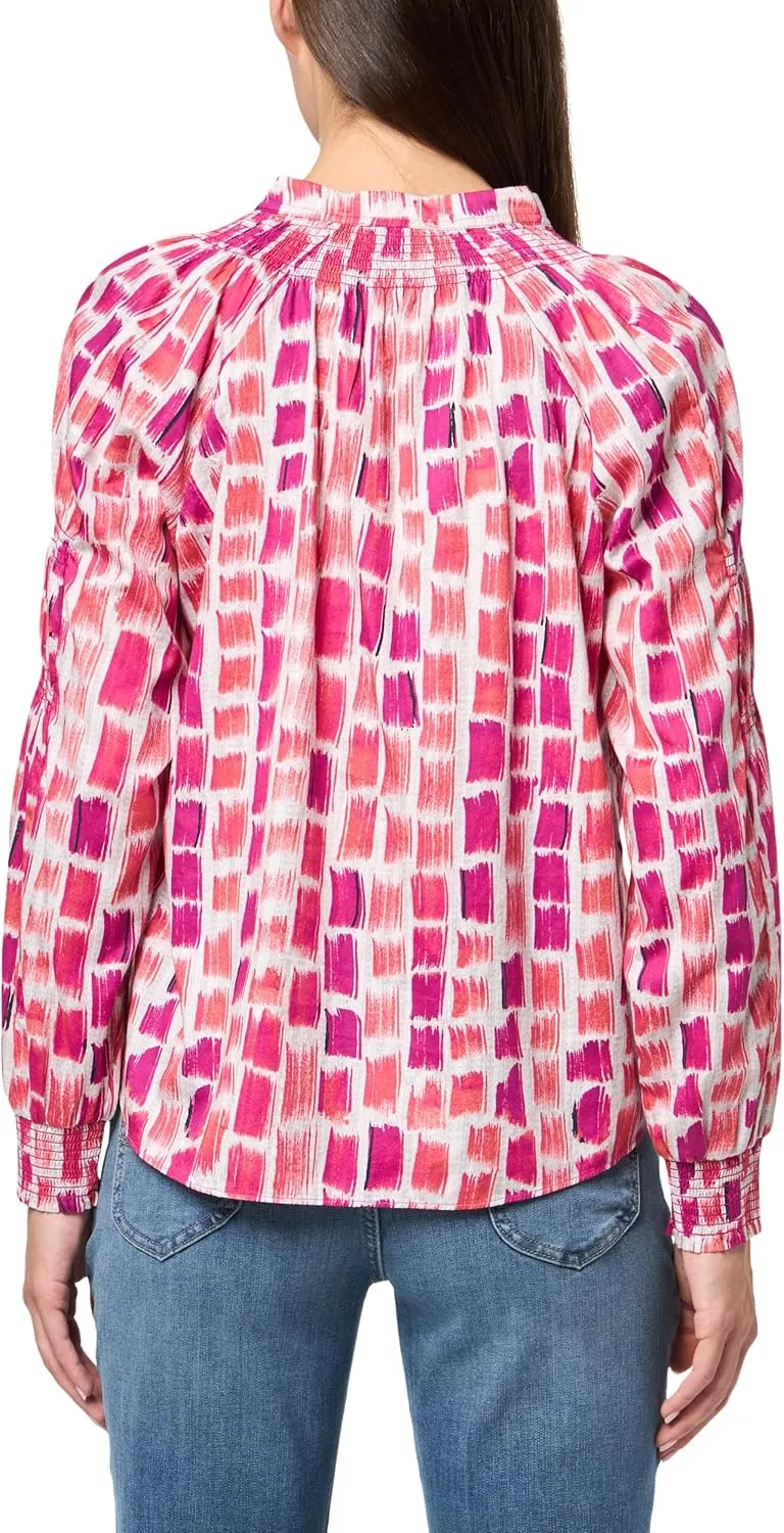 NIC ZOE Women's Brushstroke Blues Top