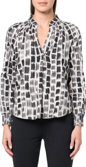 NIC ZOE Women's Brushstroke Blues Top