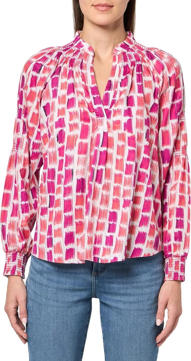 NIC ZOE Women's Brushstroke Blues Top