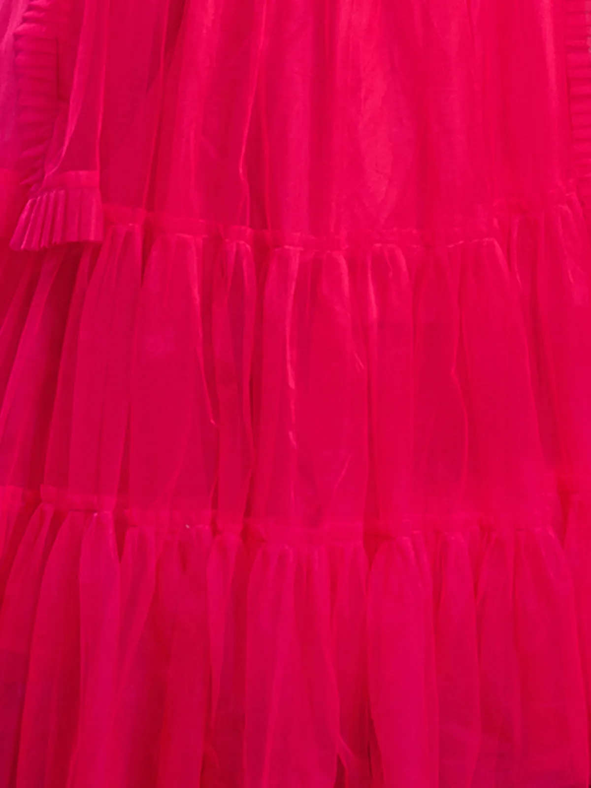 Pink Soft Net Solid Semi Stitched Lehenga Choli