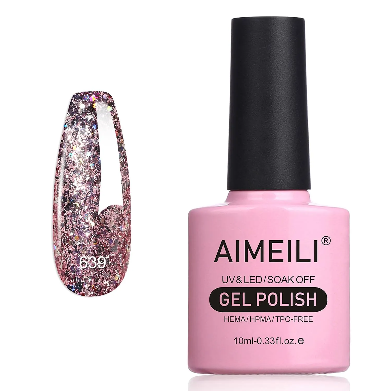 Winter Relective Glitter Gel Nail Polish Colors