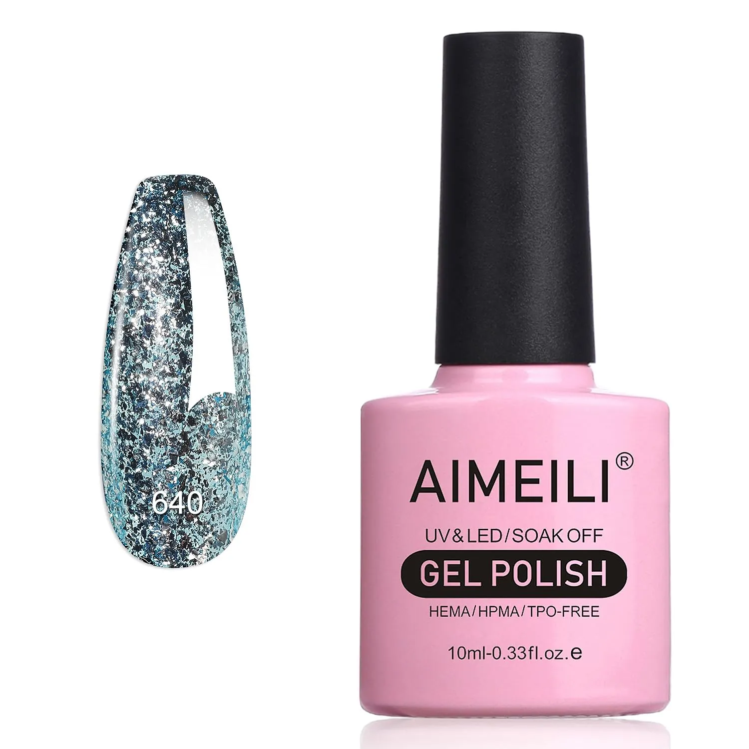 Winter Relective Glitter Gel Nail Polish Colors