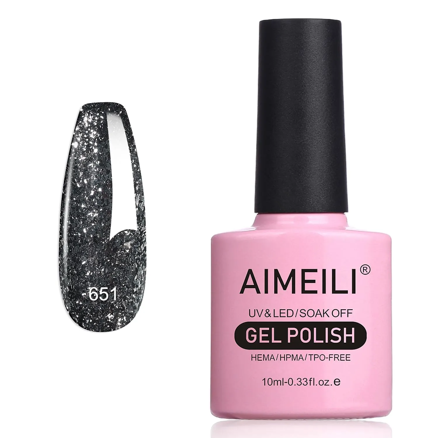 Winter Relective Glitter Gel Nail Polish Colors