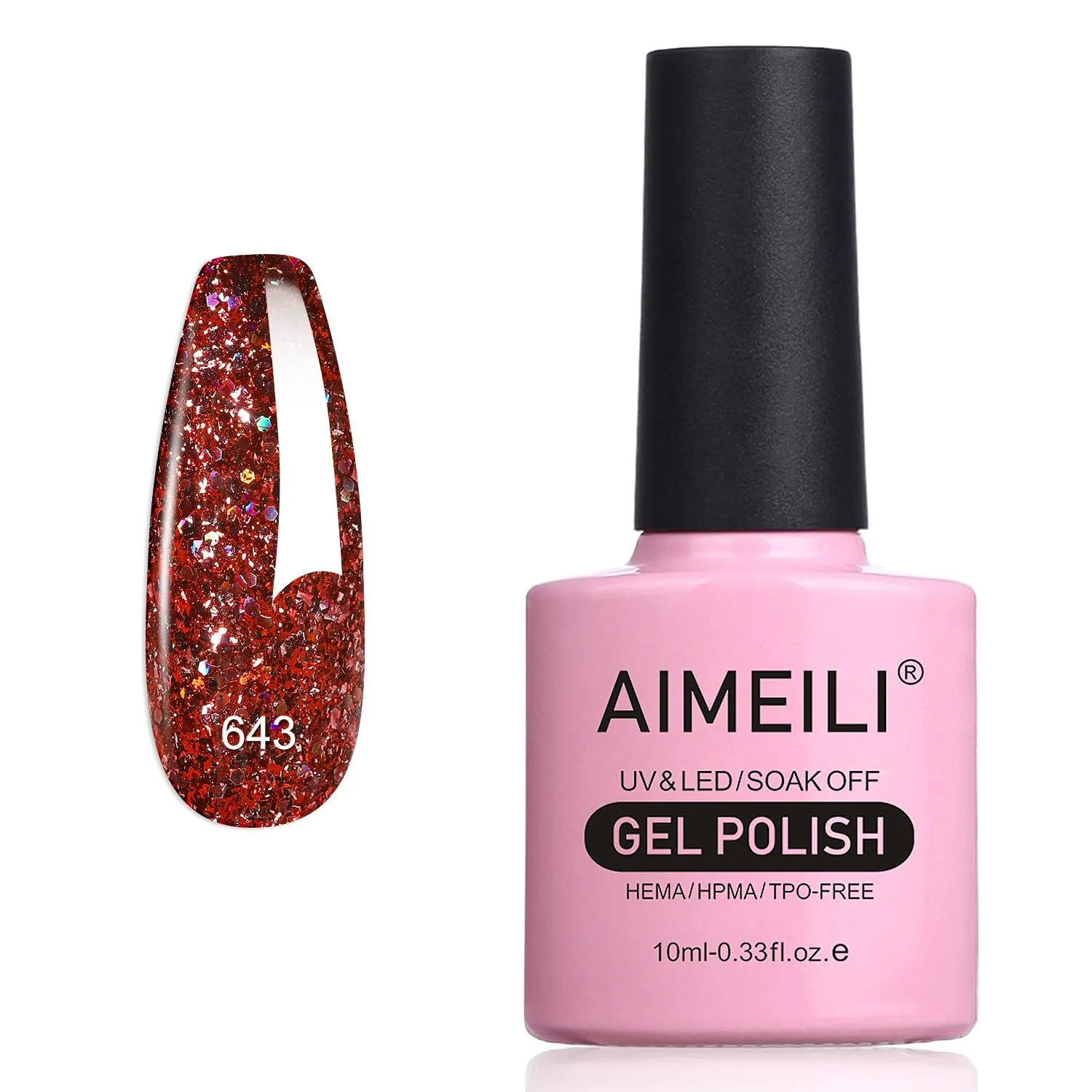 Winter Relective Glitter Gel Nail Polish Colors