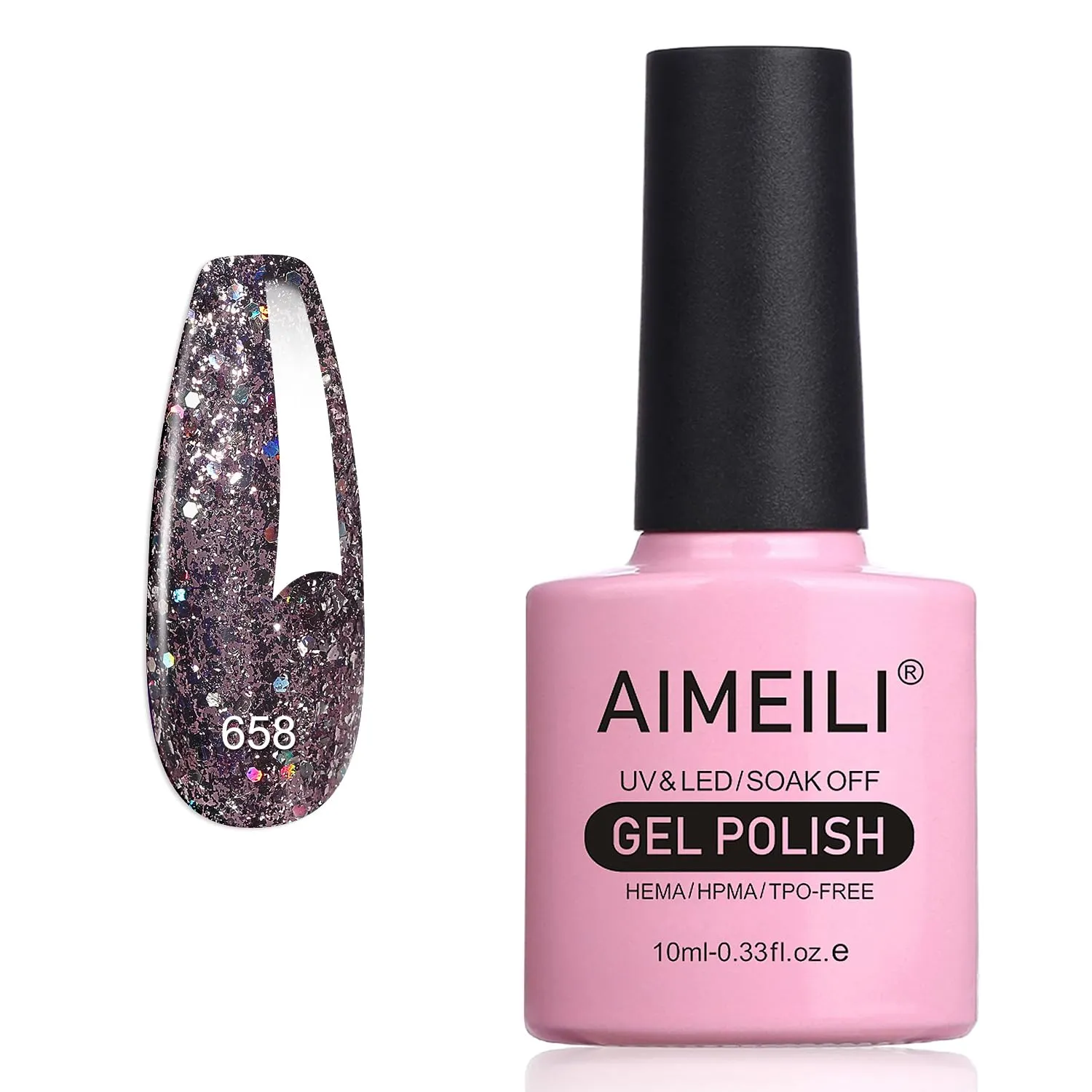 Winter Relective Glitter Gel Nail Polish Colors