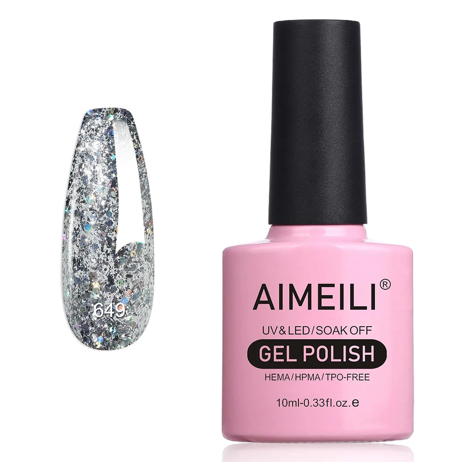 Winter Relective Glitter Gel Nail Polish Colors