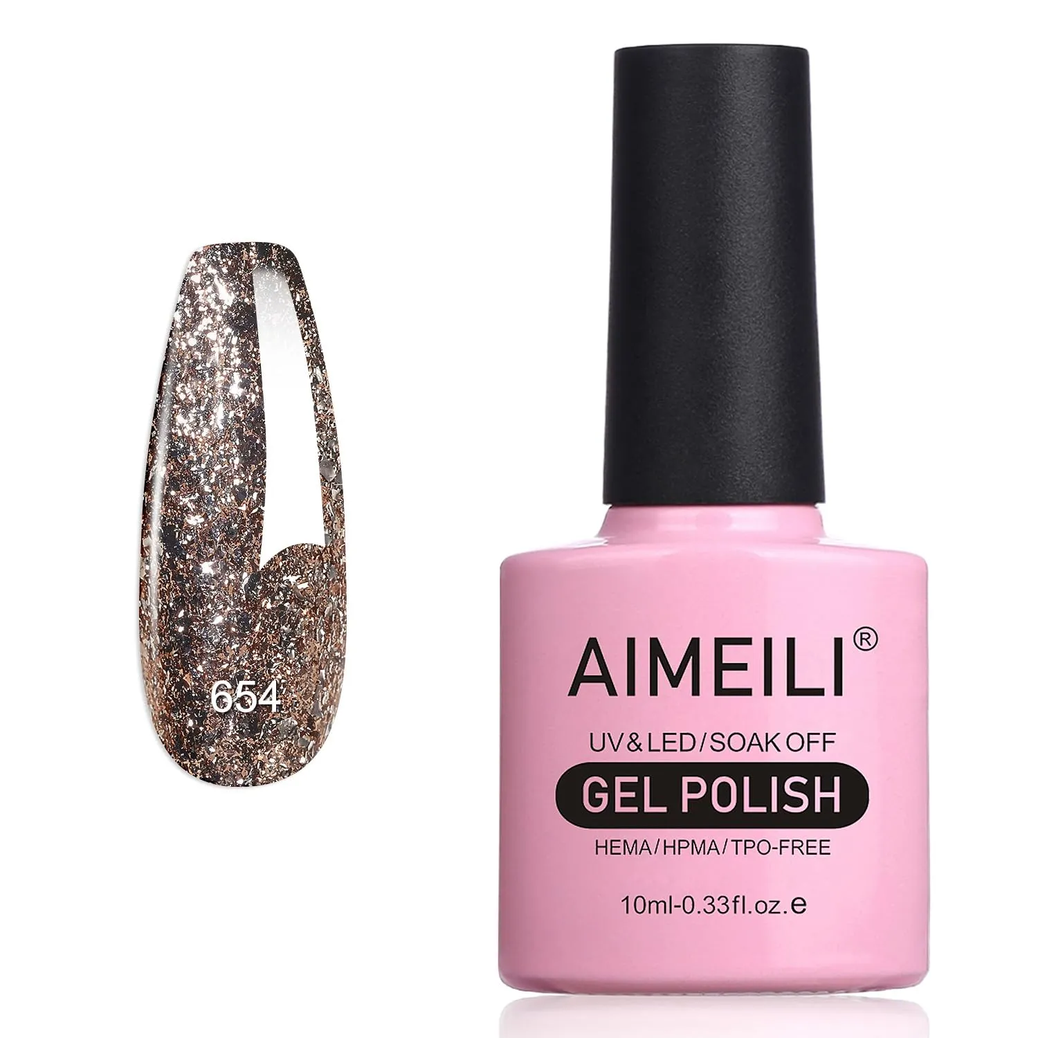 Winter Relective Glitter Gel Nail Polish Colors