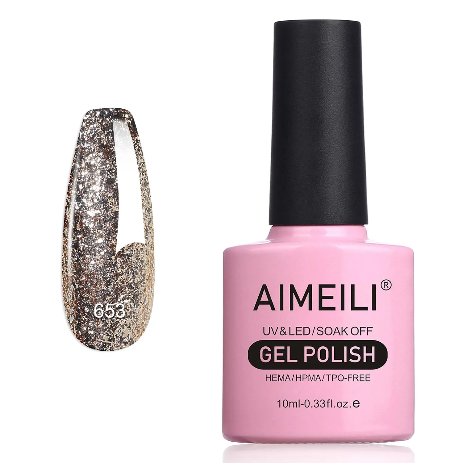 Winter Relective Glitter Gel Nail Polish Colors