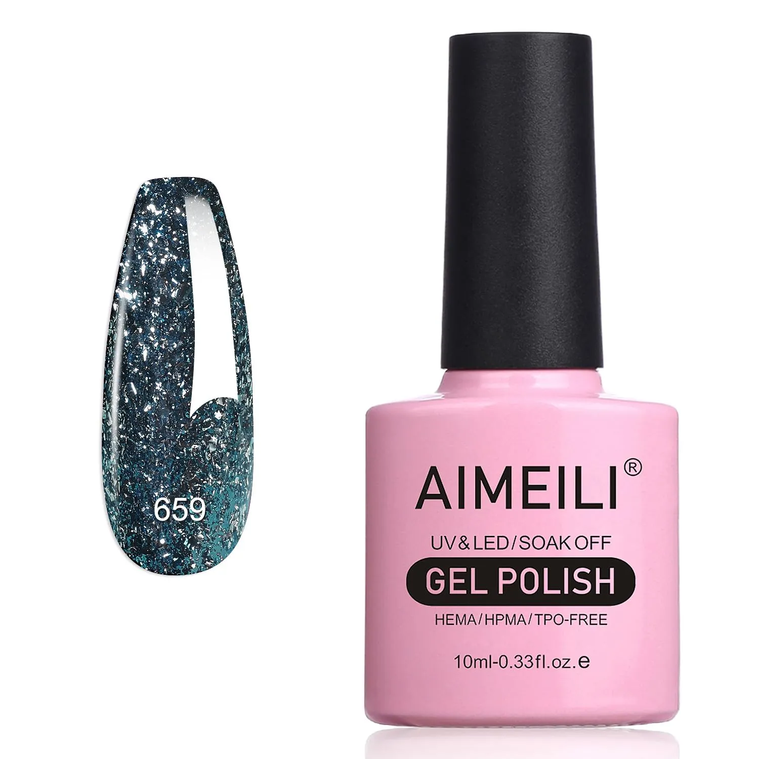 Winter Relective Glitter Gel Nail Polish Colors
