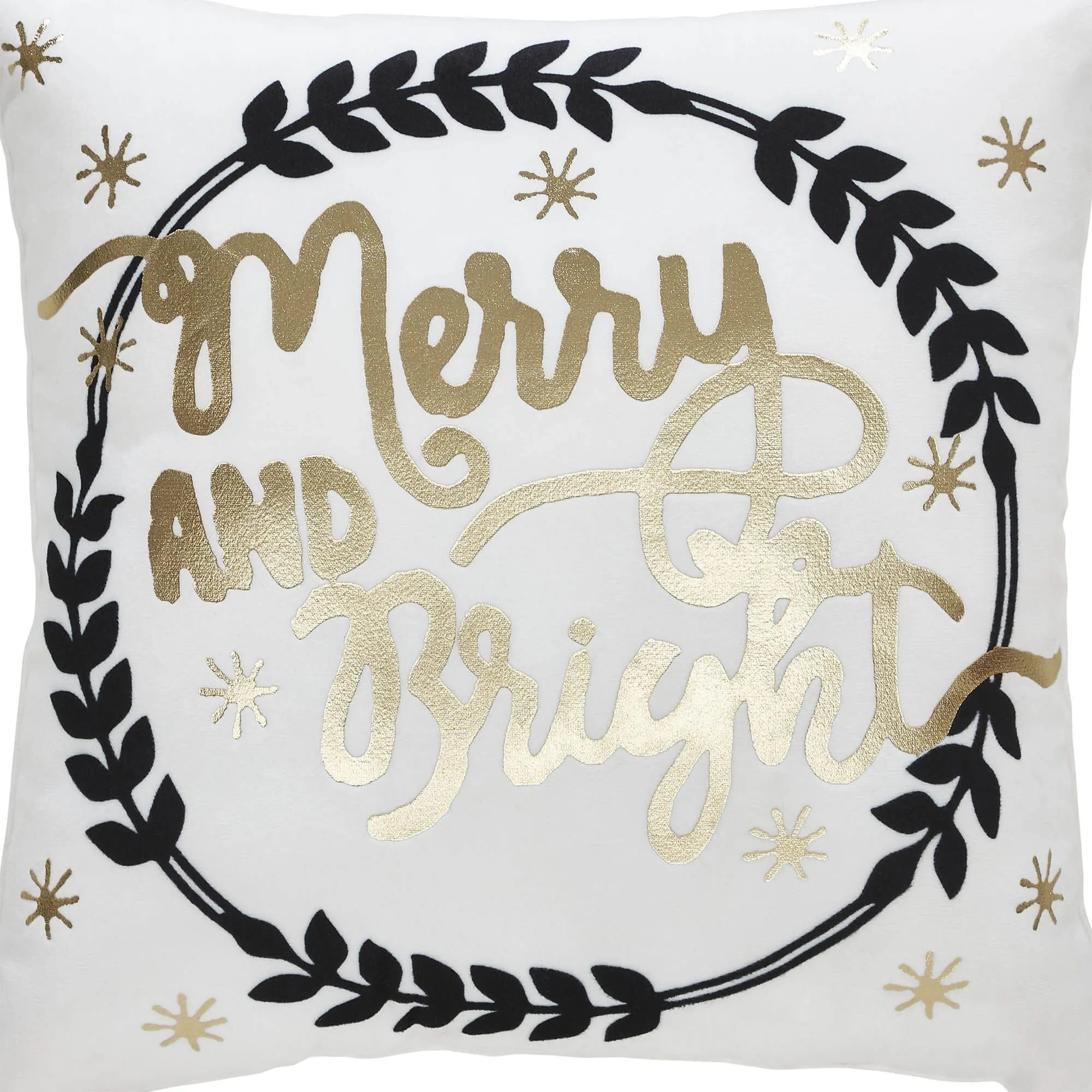 Wintergleam "Merry and Bright" Pillow 14"